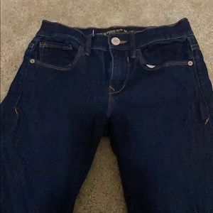 Express skinny jeans dark wash